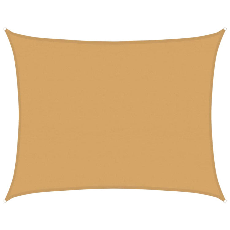 Vidaxl zonnezil 160 g m² rectangulaire 6x7 m sable HDPE -Colored
