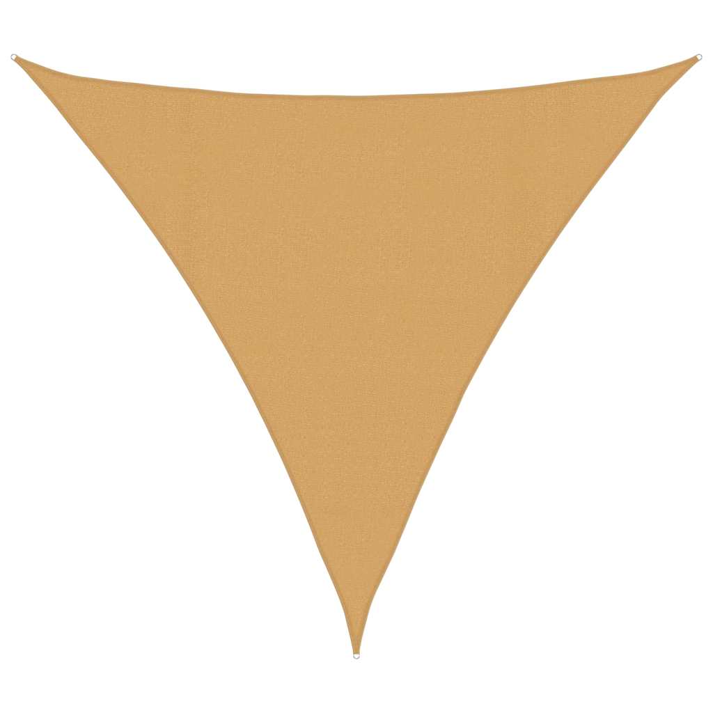 Vidaxx voile d'ombrage 160 g m² triangulaire 4x4x4 m HDPE couleur sable