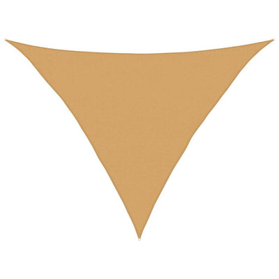 Vidaxx voile d'ombrage 160 g m² triangulaire 5x5x6 m HDPE couleur sable