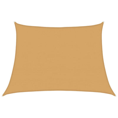 VidaXL voile d'ombrage trapèze 160 g m² 4 5x3 m HDPE gris clair