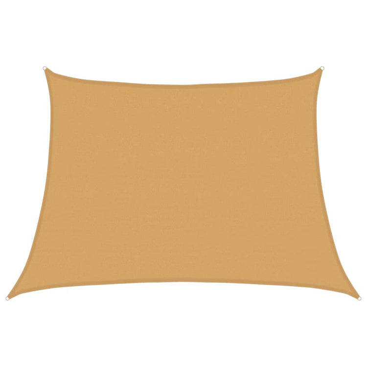 VidaXL voile d'ombrage trapèze 160 g m² 4 5x3 m HDPE gris clair