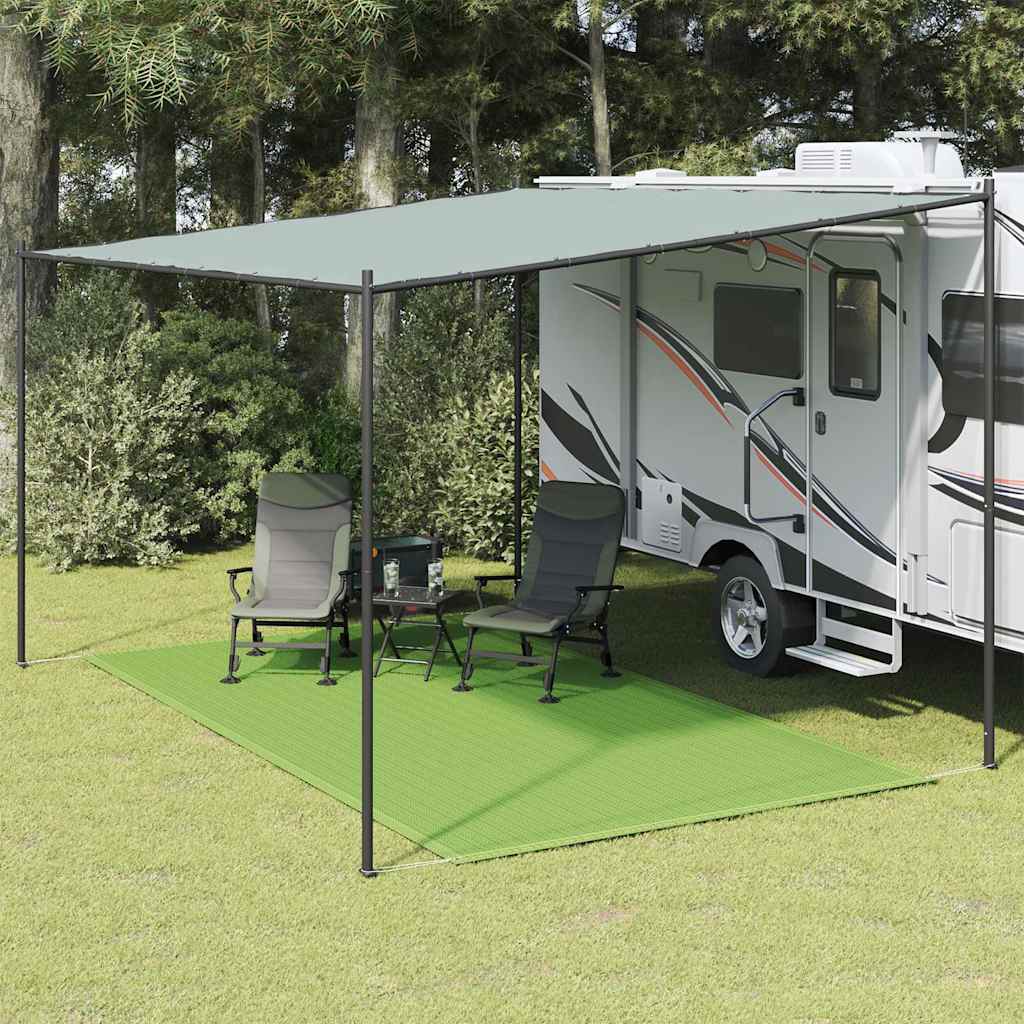 VidaXL tapis de tente 250x350 cm HDPE vert clair