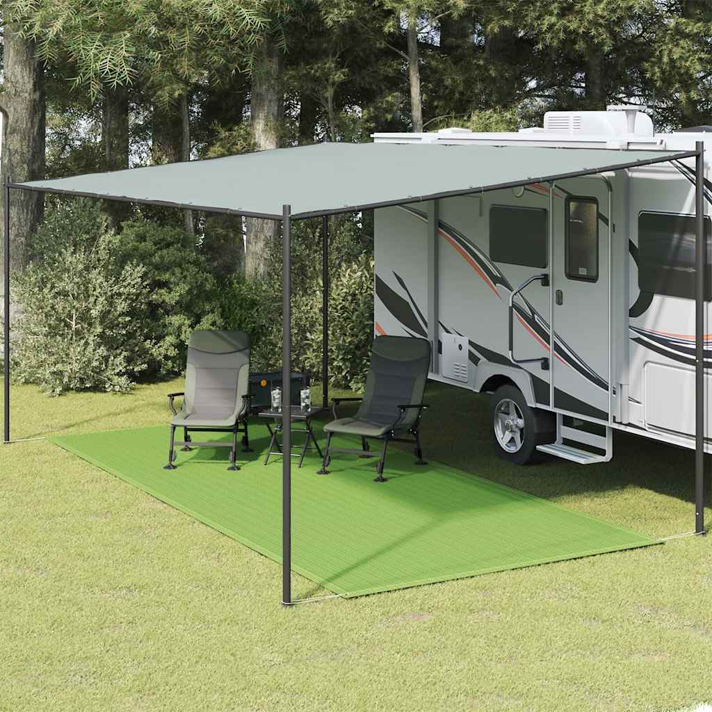 Tapis de tente Vidaxl 250x500 cm en vert HDPE vert