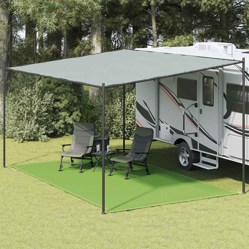 VidaXL tapis de tente 300x500 cm HDPE vert clair
