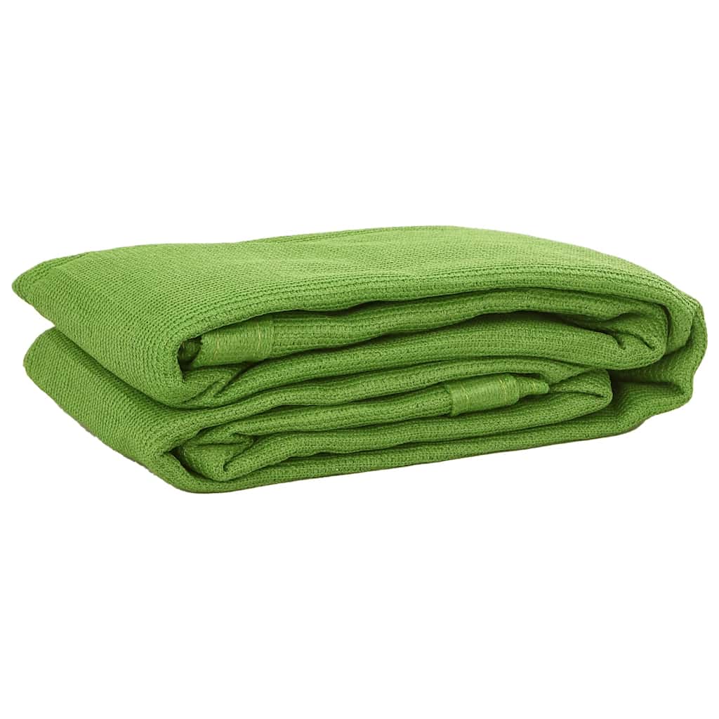 VidaXL tapis de tente 400x700 cm HDPE vert clair