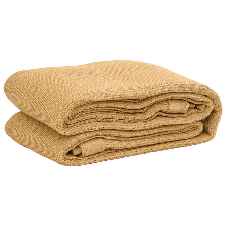 Tapis de tente VidaXL 250x300 cm HDPE couleur sable
