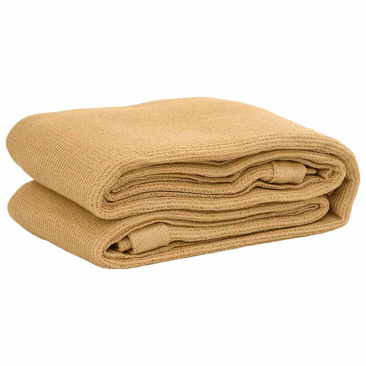 Tapis de tente VidaXL 250x350 cm HDPE couleur sable