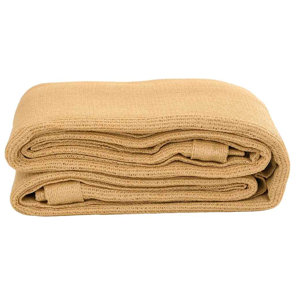 Carpet de tente Vidaxl 250x400 cm Sable HDPE -Colored