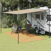 Carpet de tente Vidaxl 250x400 cm Sable HDPE -Colored