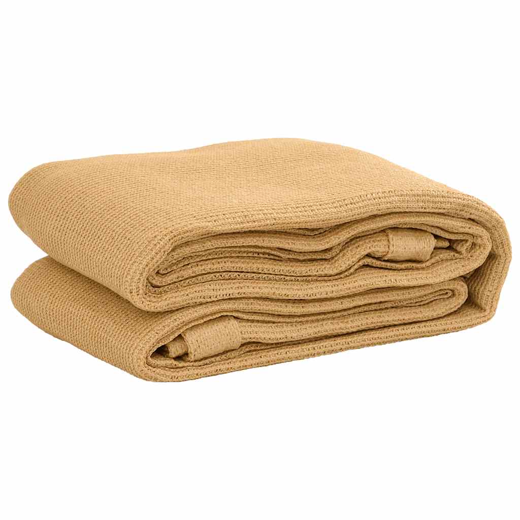 Carpet de tente Vidaxl 250x500 cm Sable HDPE -Colored