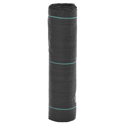 Vidaxl Carrot tissu 0,5x10 m polypropène noir