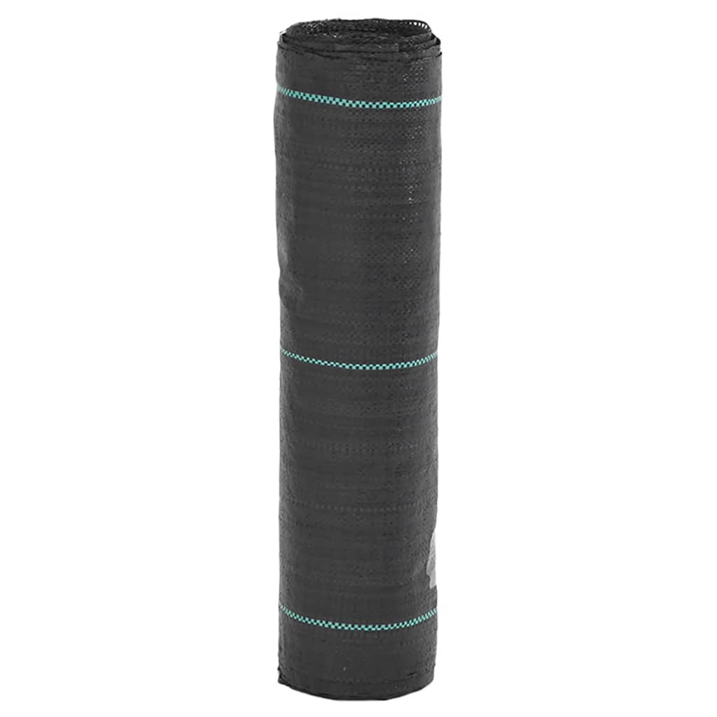 Vidaxl Carrot tissu 0,5x150 m polypropène noir