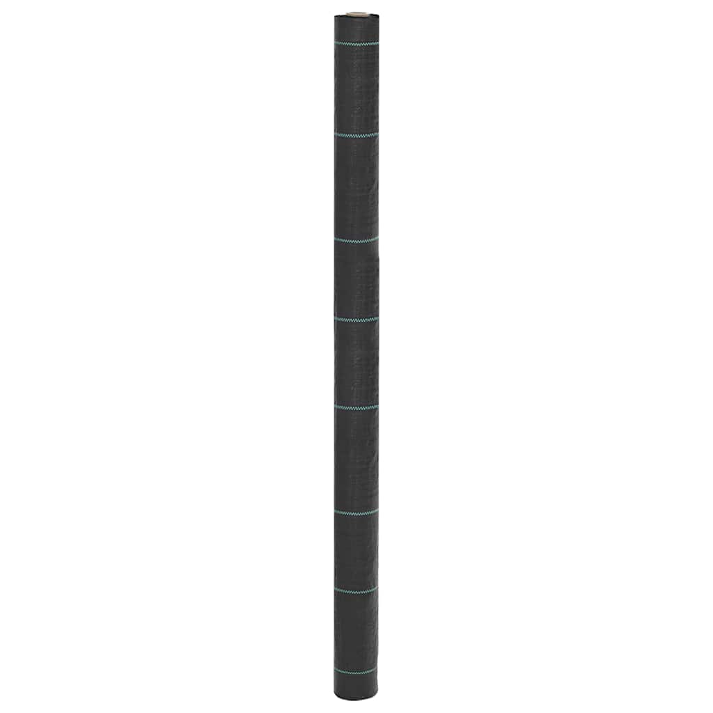 Vidaxl Carrot tissu 1,5x100 m polypropène noir