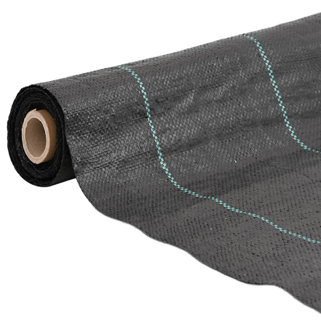 Vidaxl Carrot tissu 4x100 m polypropène noir
