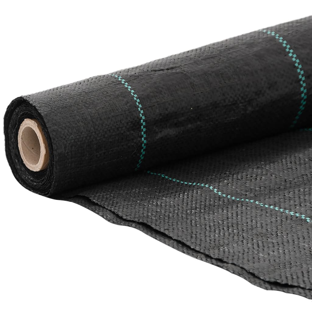 Vidaxl Carrot tissu 4x100 m polypropène noir