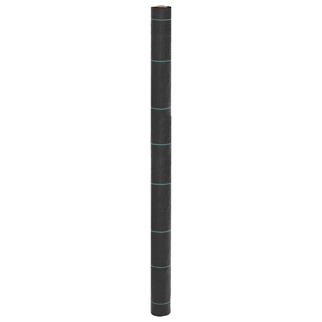 Vidaxl Carrot tissu 1,5x25 m polypropène noir