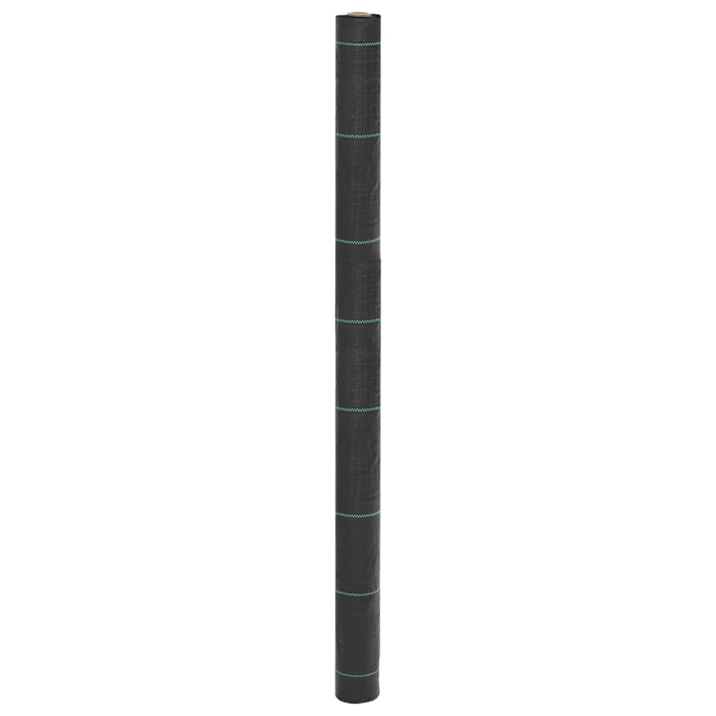 Vidaxl Carrot tissu 1,5x50 m polypropène noir