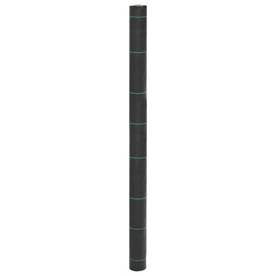 Vidaxl Carrot tissu 1,5x50 m polypropène noir