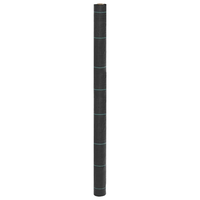 Vidaxl Carrot tissu 1,5x100 m polypropène noir