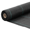 Vidaxl Carrot tissu 1,5x150 m polypropène noir
