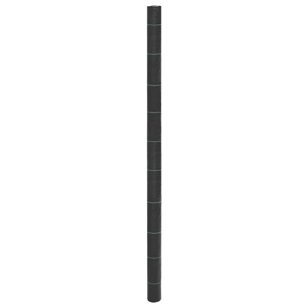Vidaxl Carrot tissu 2x10 m polypropène noir