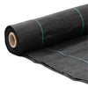 Vidaxl Carrot tissu 2x50 m polypropène noir