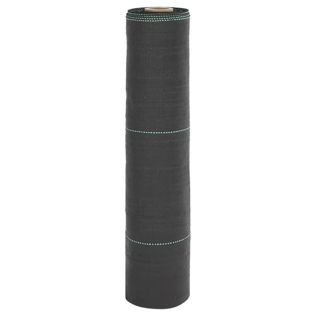 Vidaxl Carrot tissu 0,5x10 m polypropène noir
