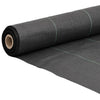 Vidaxl Carrot tissu 1x50 m polypropène noir