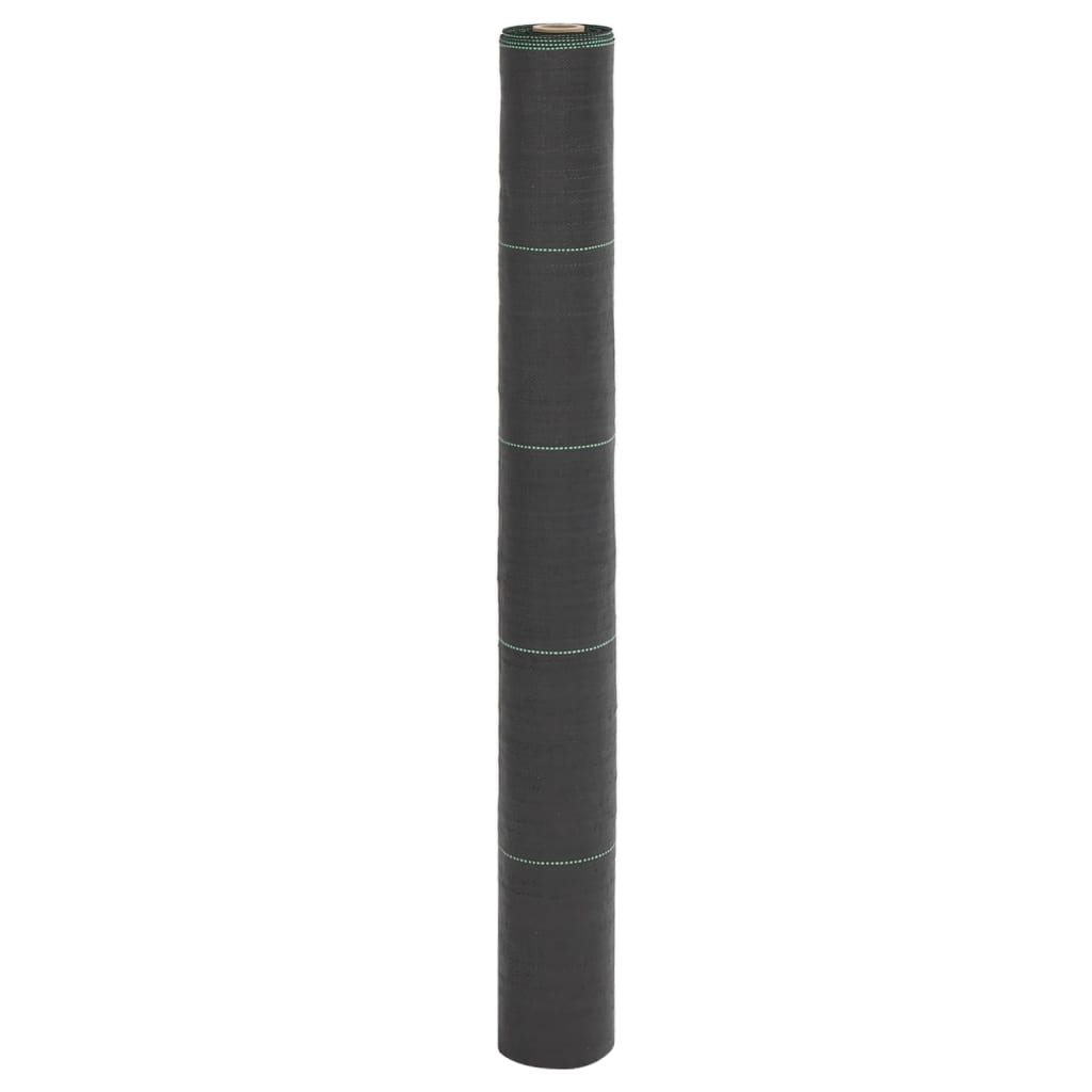 Vidaxl Carrot tissu 1x100 m polypropène noir