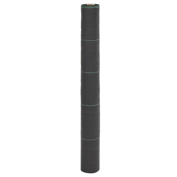 Vidaxl Carrot tissu 1x150 m polypropène noir