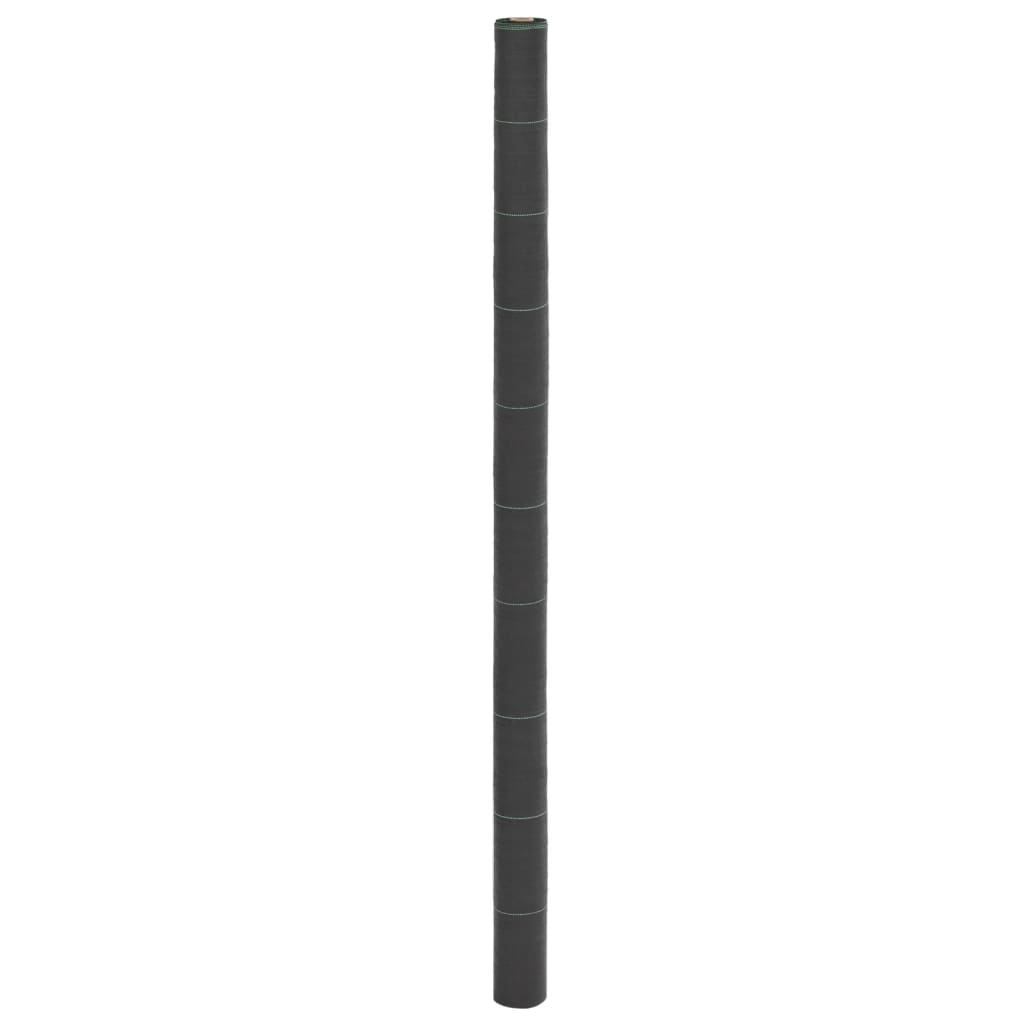 Vidaxl Carrot tissu 2x25 m polypropène noir