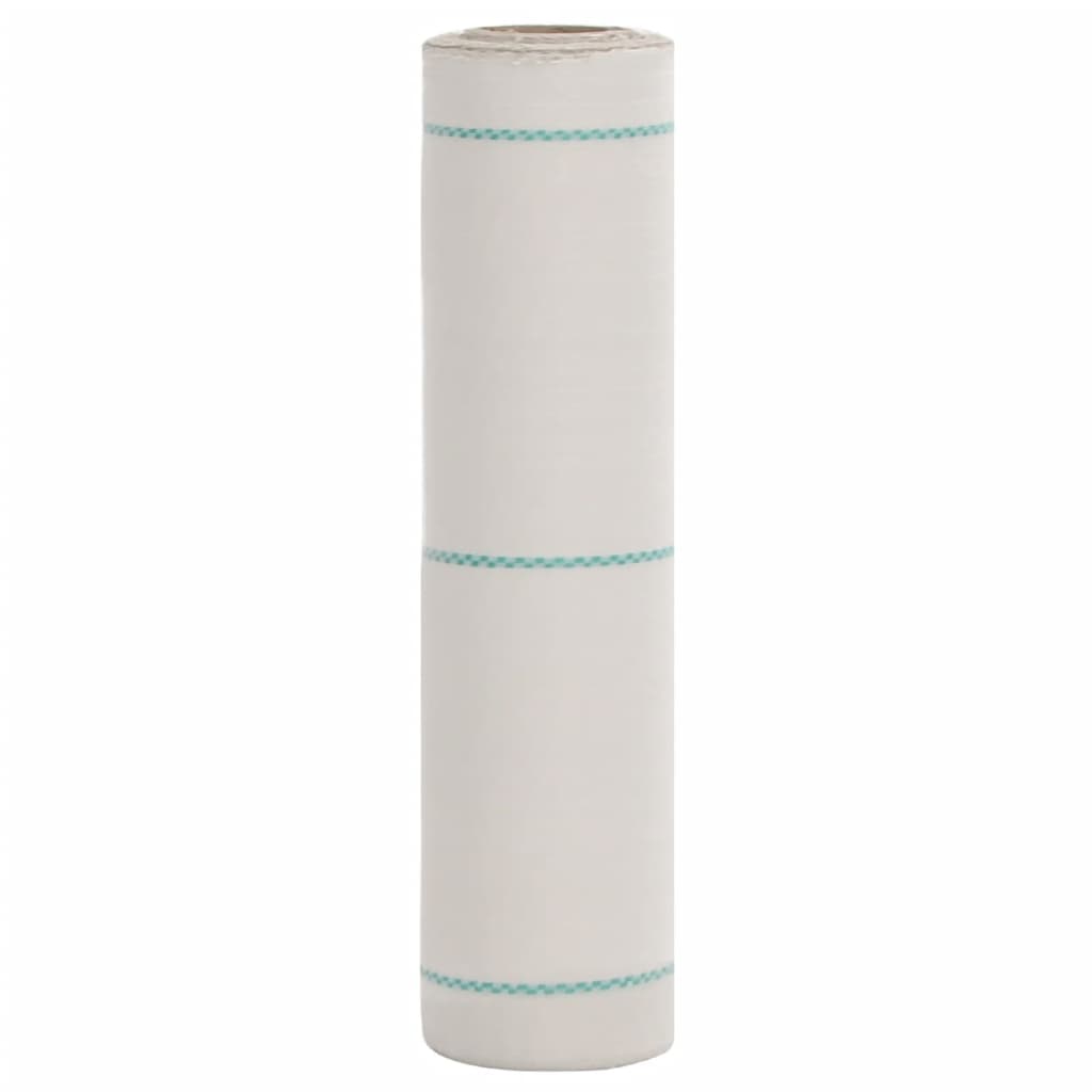 Vidaxl Carrot tissu 0,5x25 m en polypropène blanc