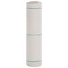Vidaxl Carrot tissu 0,5x50 m en polypropène blanc