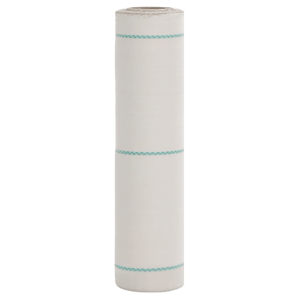 Vidaxl Carrot tissu 0,5x50 m en polypropène blanc