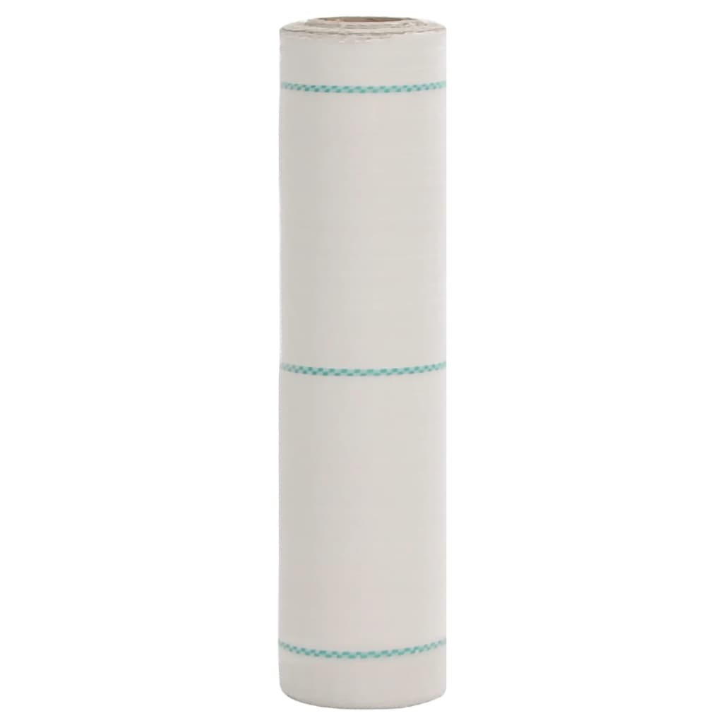 Vidaxl Carot tissu 0,5x200 m en polypropène blanc