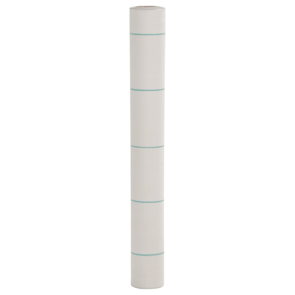 Vidaxl Carrot tissu 1x50 m polypropène blanc