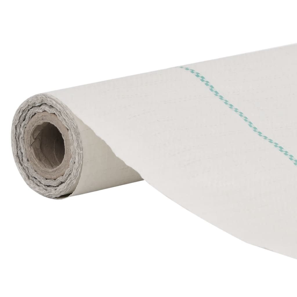 Vidaxl Carrot tissu 1x50 m polypropène blanc