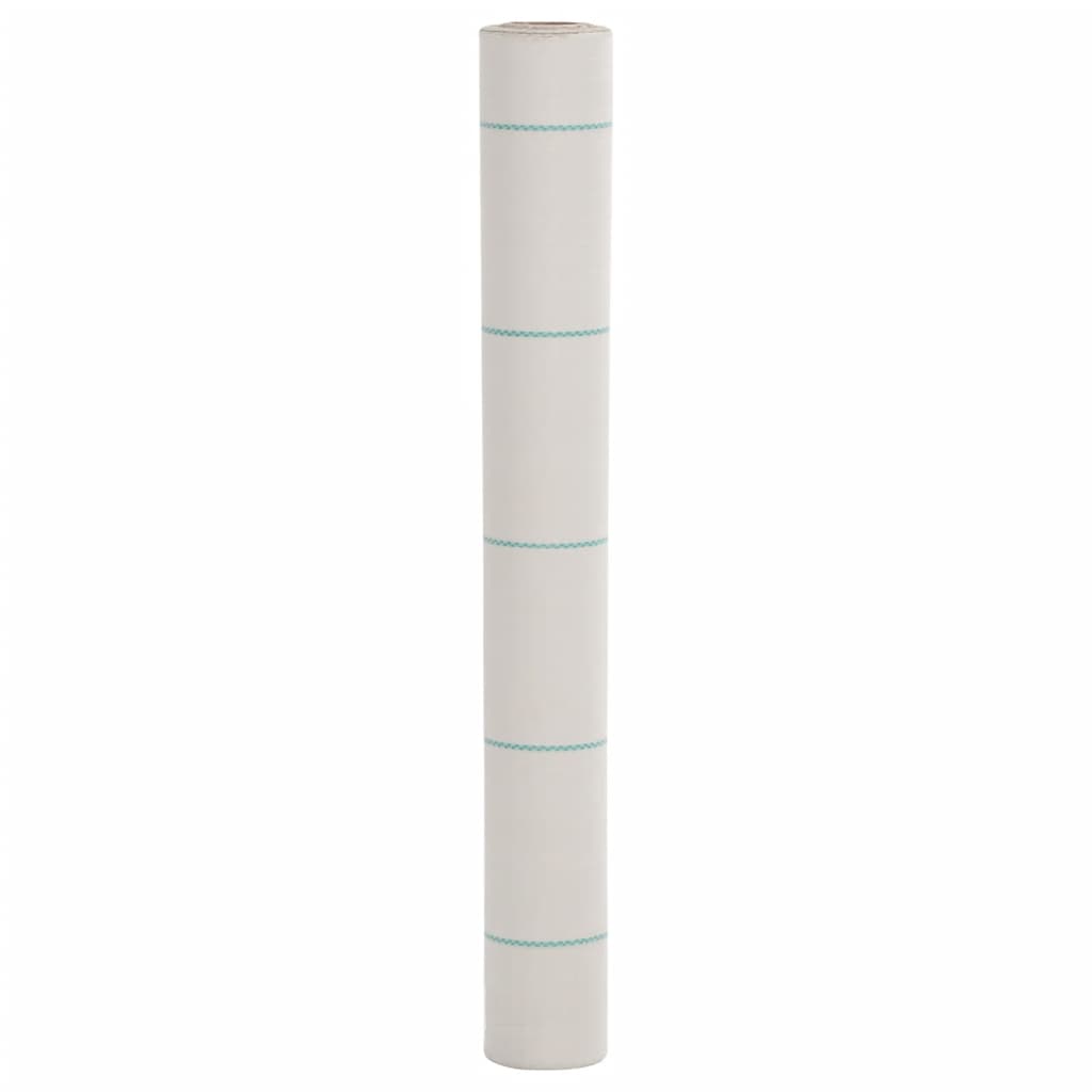 Vidaxl Carrot tissu 1x200 m en polypropène blanc