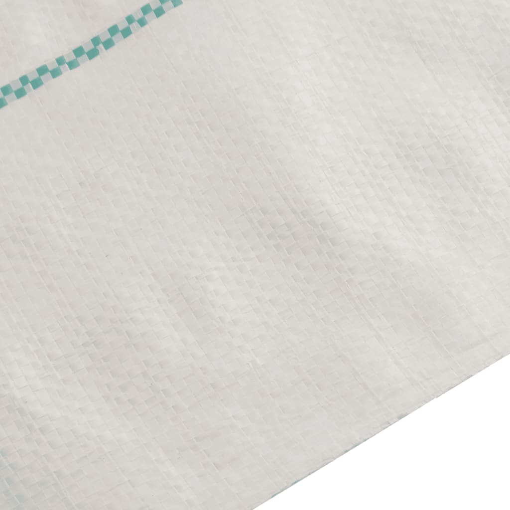Vidaxl Carrot tissu 1x200 m en polypropène blanc