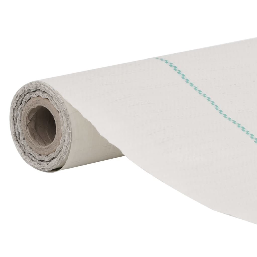 Vidaxl Carrot tissu 4x10 m polypropène blanc