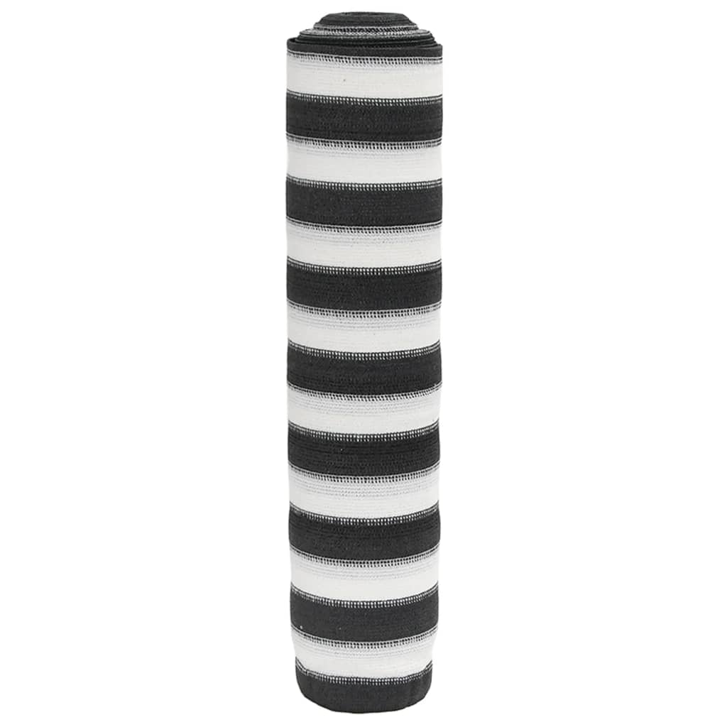 Vidaxl Privacynet 75 g m² 1,2x10 m anthracite HDPE et blanc