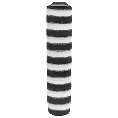 Vidaxl privacynet 75 g m² 1,2x25 m anthracite HDPE et blanc