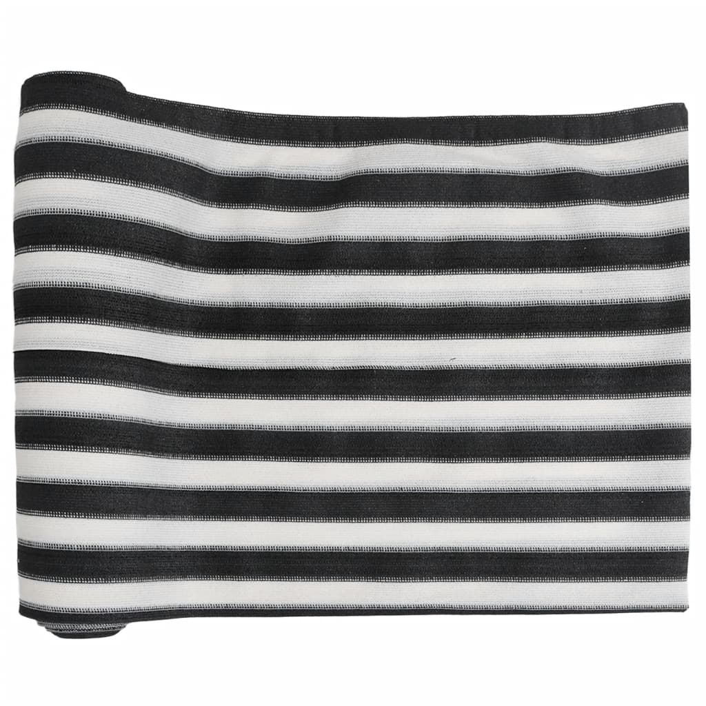 Vidaxl Privacynet 75 g m² 1,2x50 m anthracite HDPE et blanc