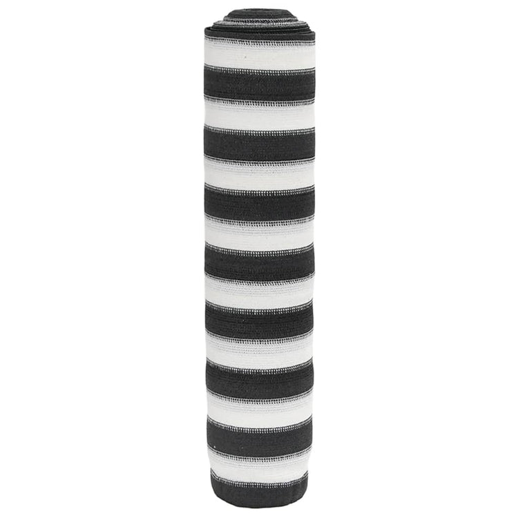 Vidaxl privacynet 75 g m² 1,5x25 m anthracite HDPE et blanc