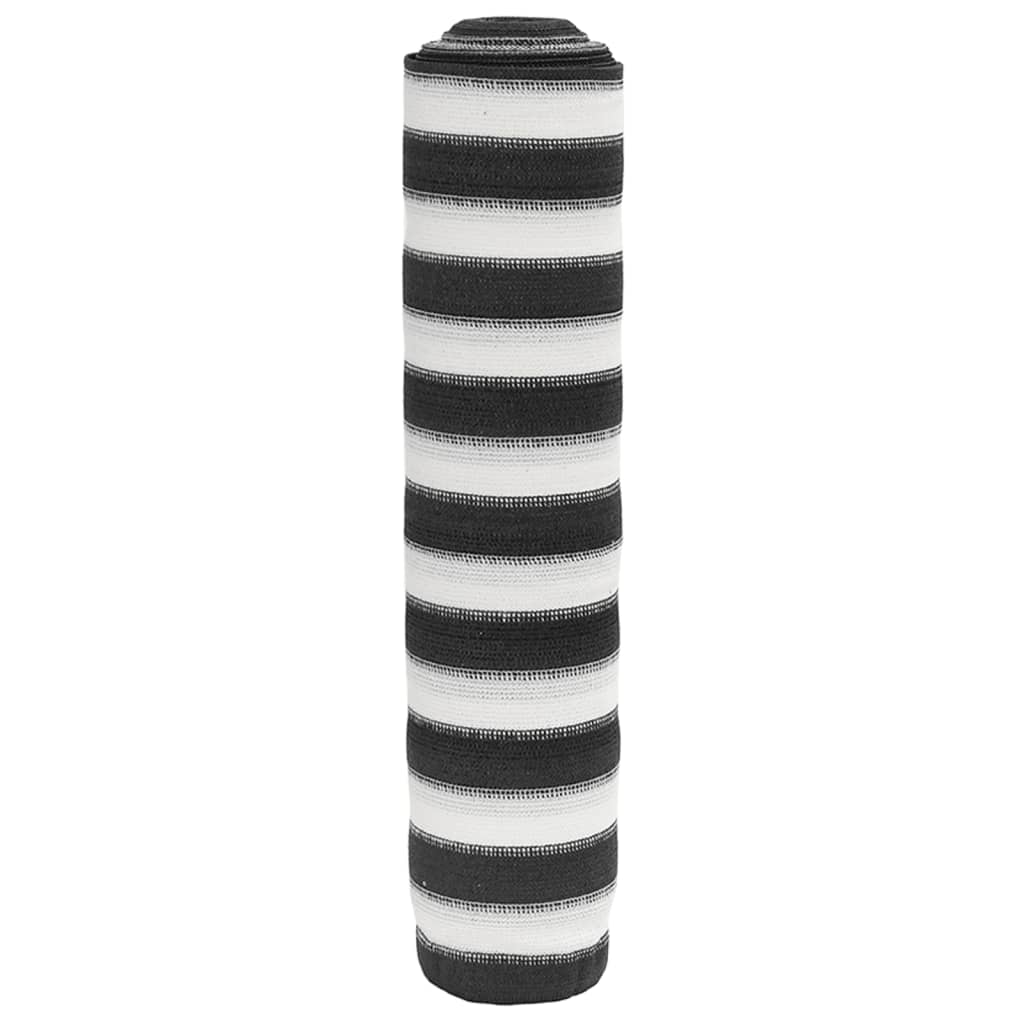Vidaxl Privacynet 75 g m² 2x25 m anthracite HDPE et blanc