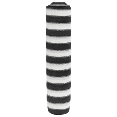 Vidaxl Privacynet 150 g m² 1,5x50 m anthracite HDPE -colore et blanc
