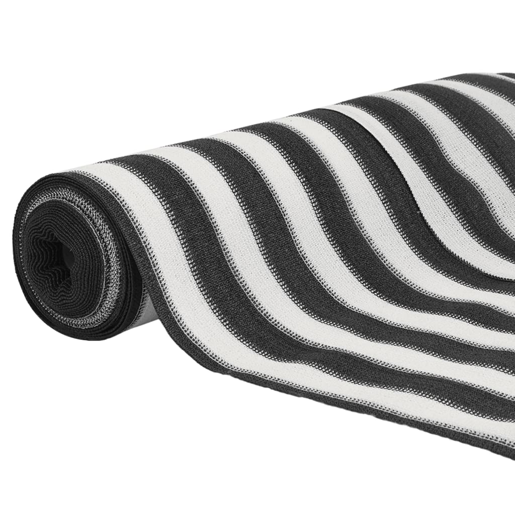 Vidaxl privacynet 150 g m² 1,8x25 m anthracite HDPE et blanc