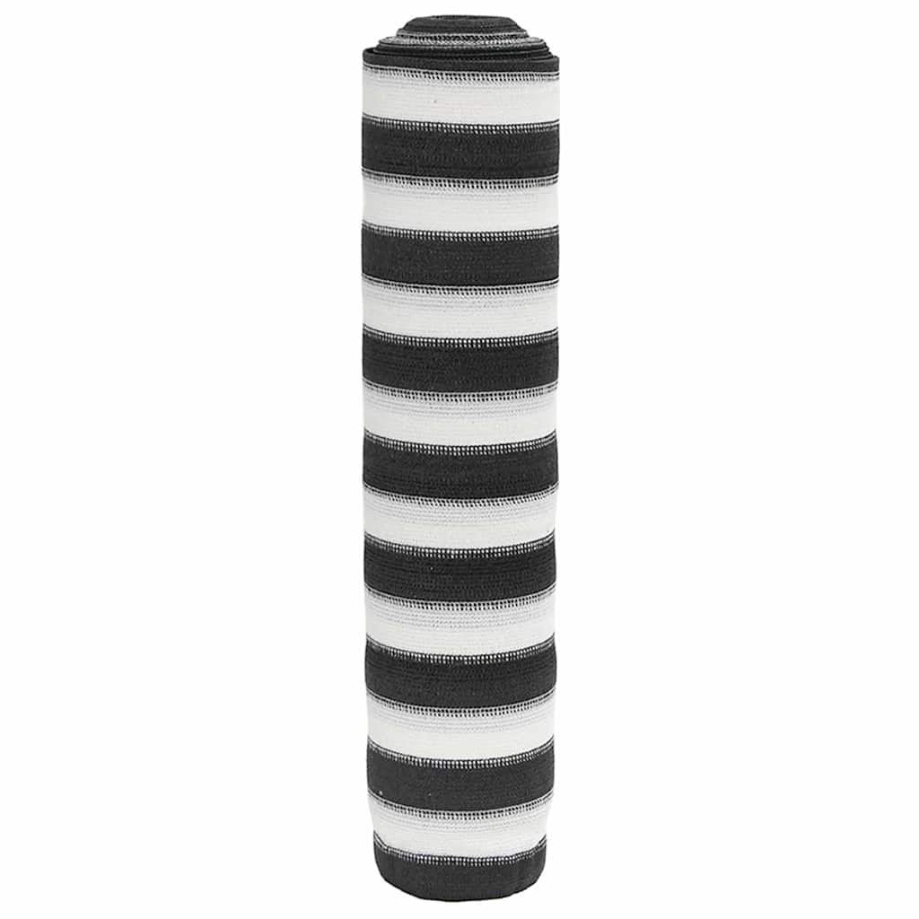 Vidaxl Privacynet 150 g m² 2x25 m anthracite HDPE -colore et blanc