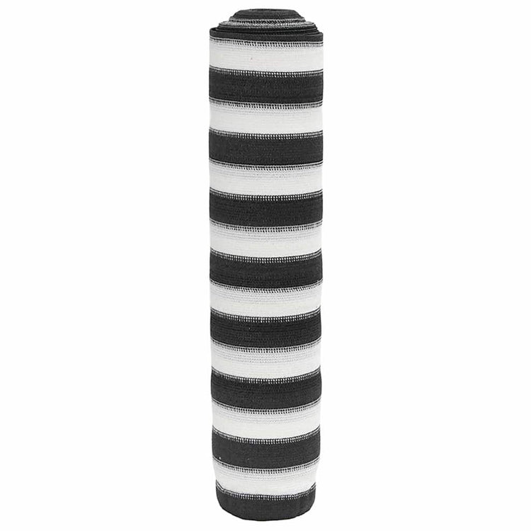 Vidaxl Privacynet 150 g m² 2x25 m anthracite HDPE -colore et blanc