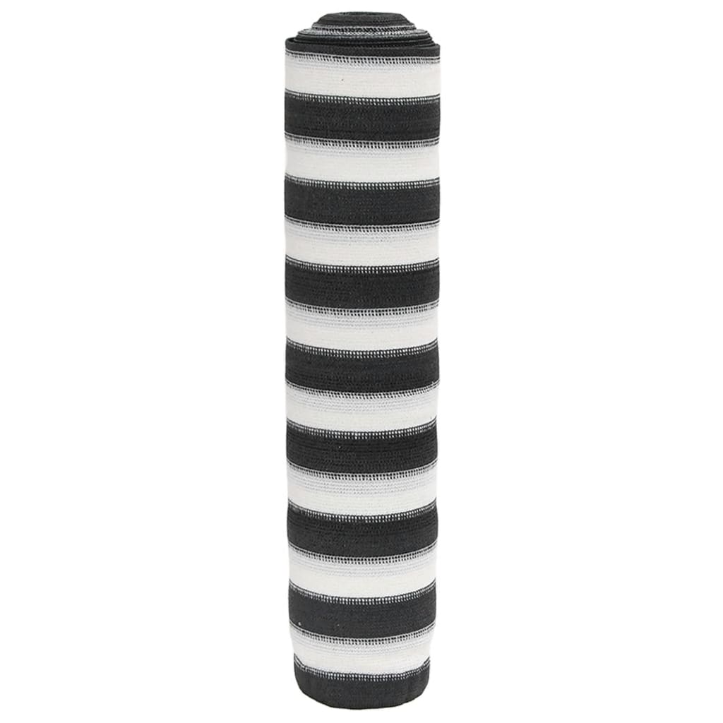 Vidaxl Privacynet 195 g m² 1x10 m anthracite HDPE et blanc